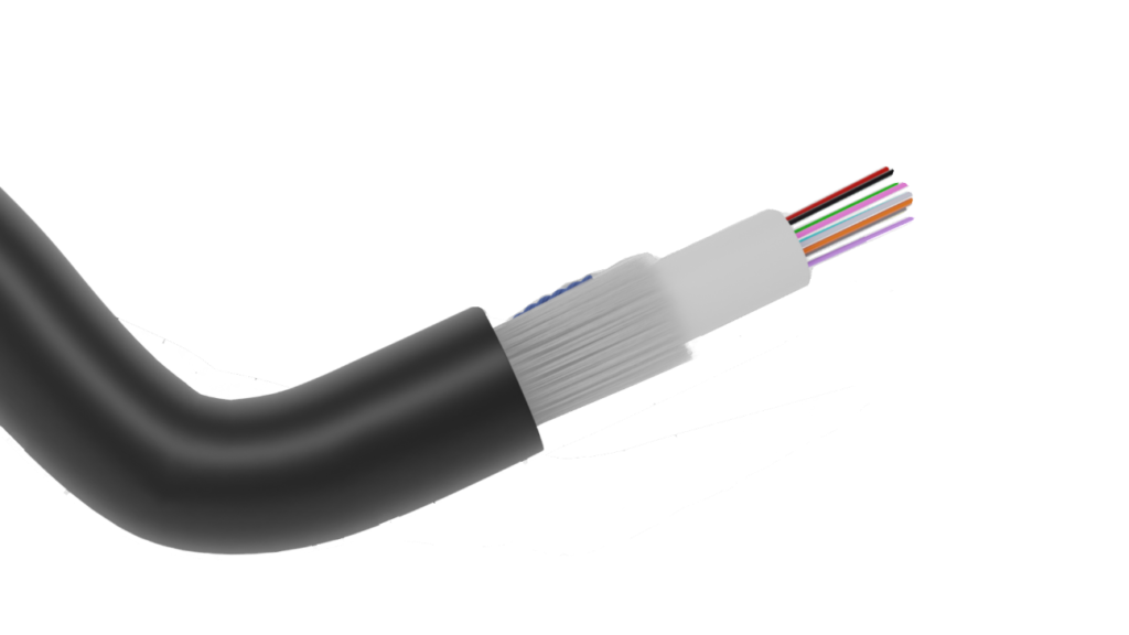 Cabo fibra ótica G657A2 POLILAN para redes ITED
