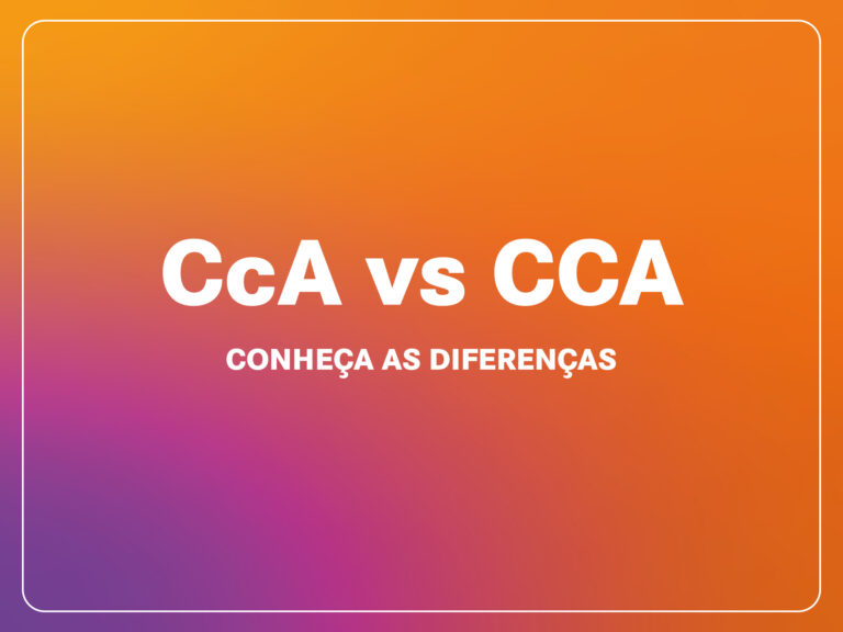 E porque Cca é diferente de CCA?